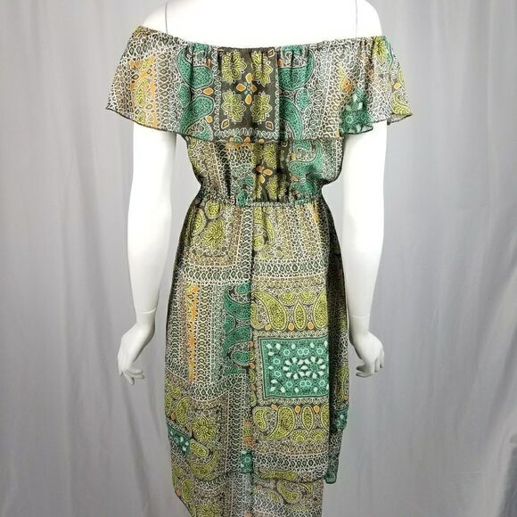 One World Paisley Print Off the Shoulder Dress - Picture 6 of 6